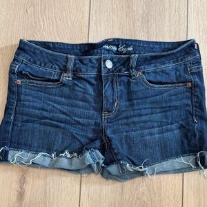 American Eagle Outfitters Dark Blue Jean Shorts